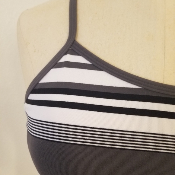Lululemon Power Y Tank Top Sz 4 Striped Multicolor - Picture 2 of 5